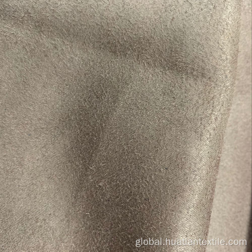 warp suede 100% polyester warp woven suede fabric Factory